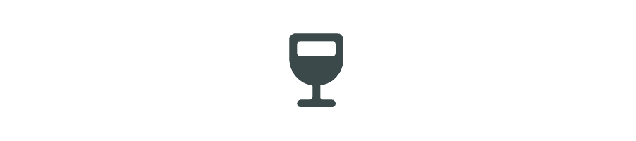 A simple wine glass icon.